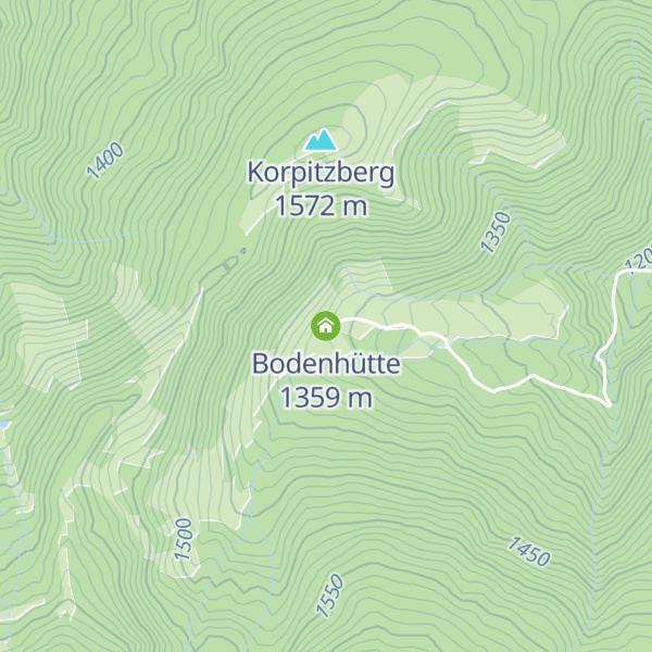 Map of Bodenhütte