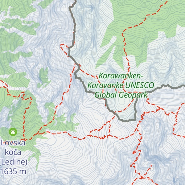 Map of Ledinski vrh
