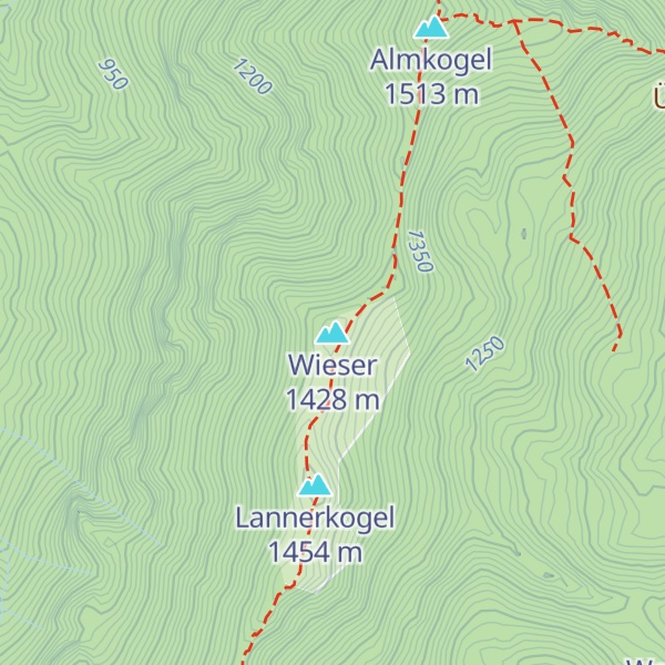 Map of Wieser