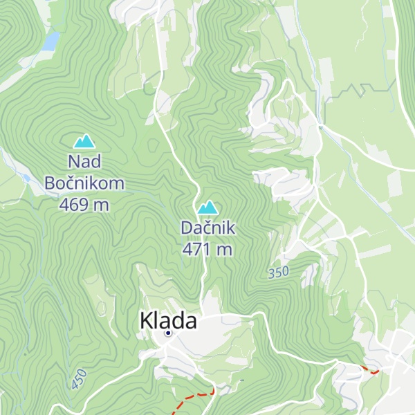 Map of Dačnik