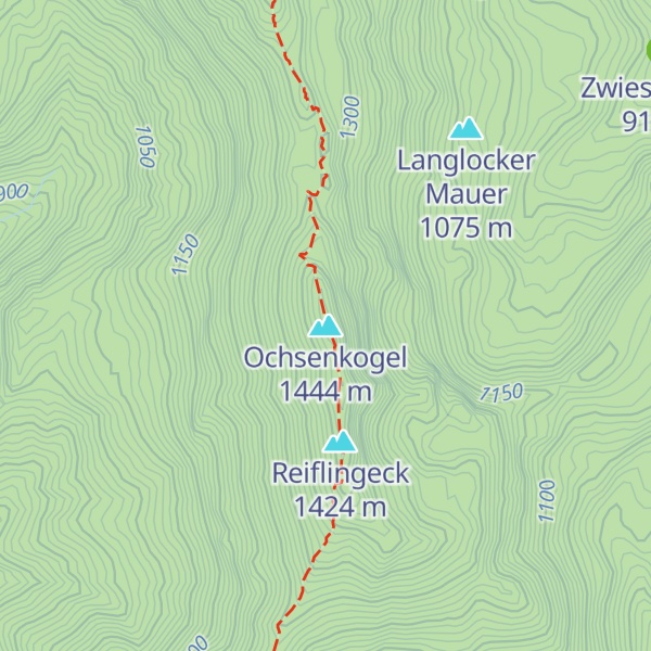 Map of Ochsenkogel