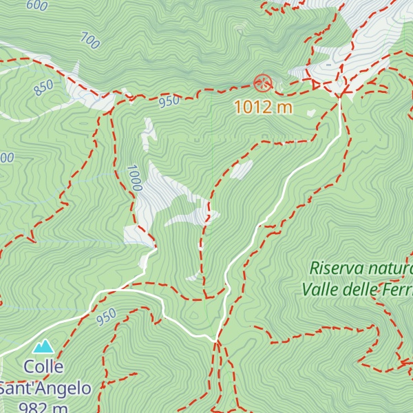 Map of Monte Cervigliano