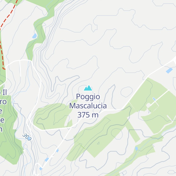 Map of Poggio Mascalucia