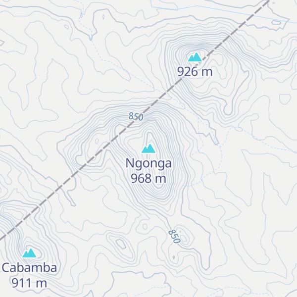 Map of Ngonga