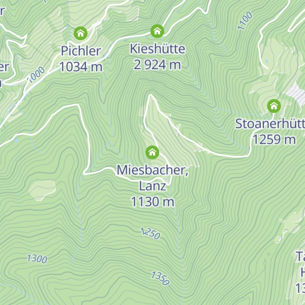 Map of Miesbacher, Lanz