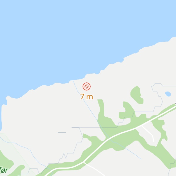 Map of Grunnfør Bicycle Shelter