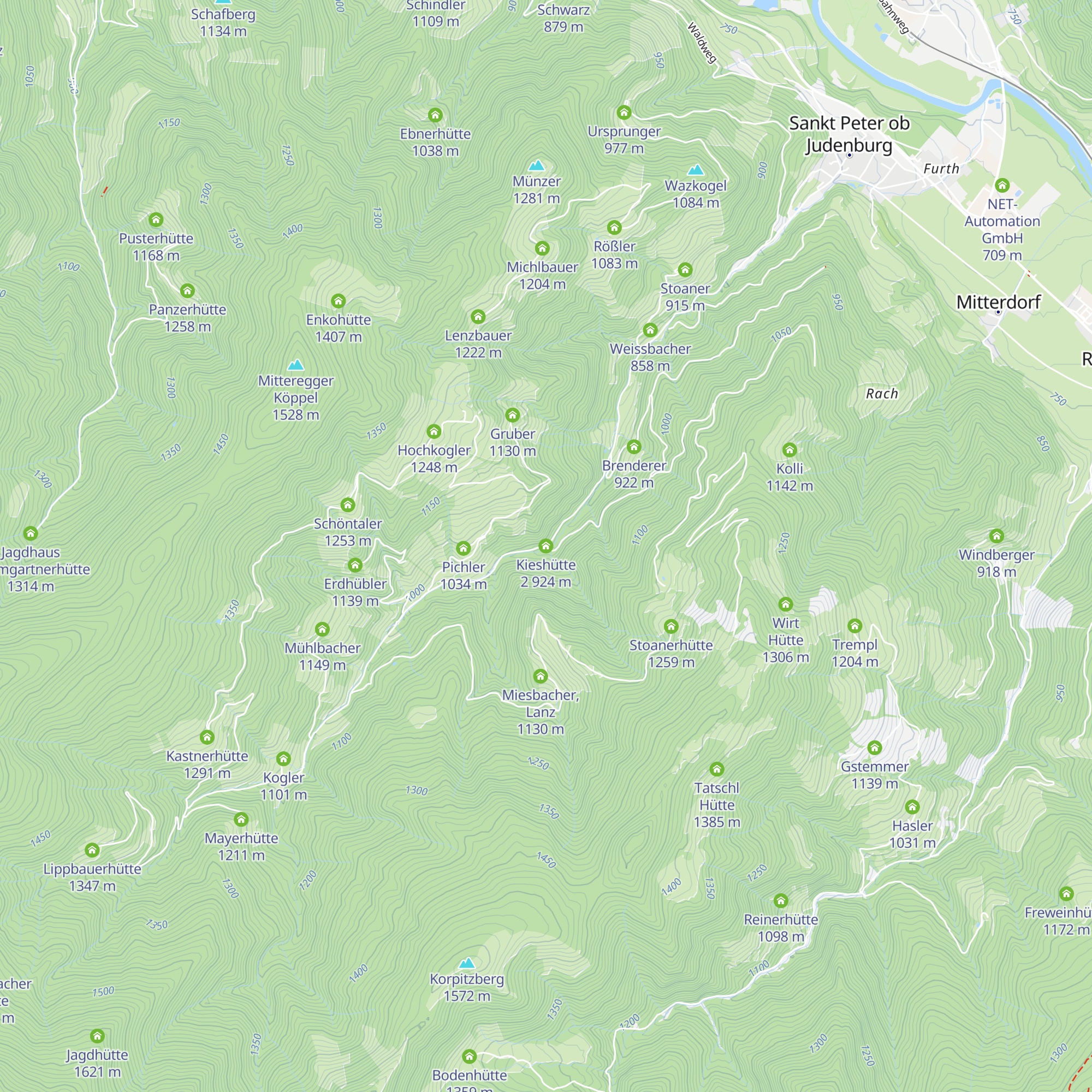 Kieshütte 2 map