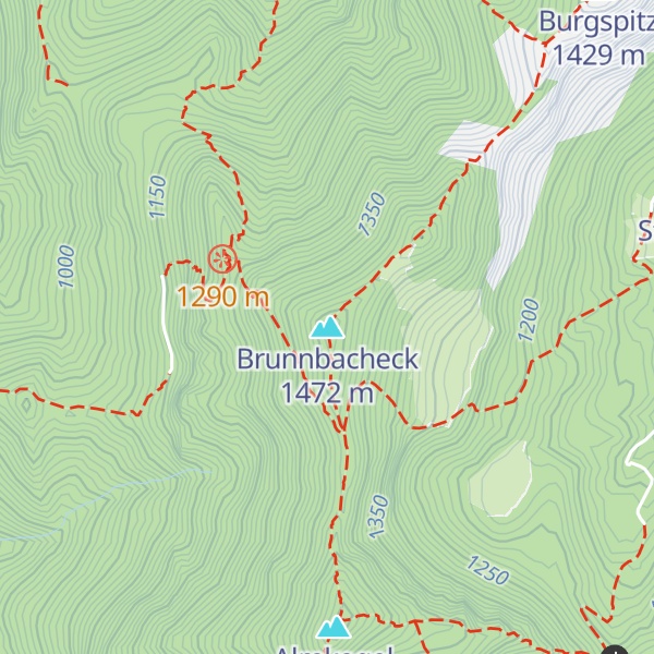 Map of Brunnbacheck