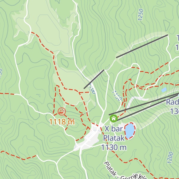 Map of Veliki Dom Platak