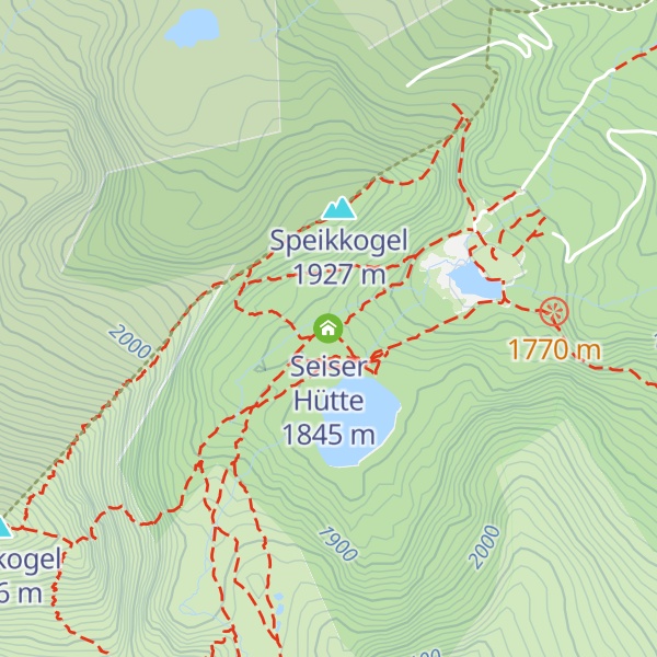 Map of Seiser Hütte