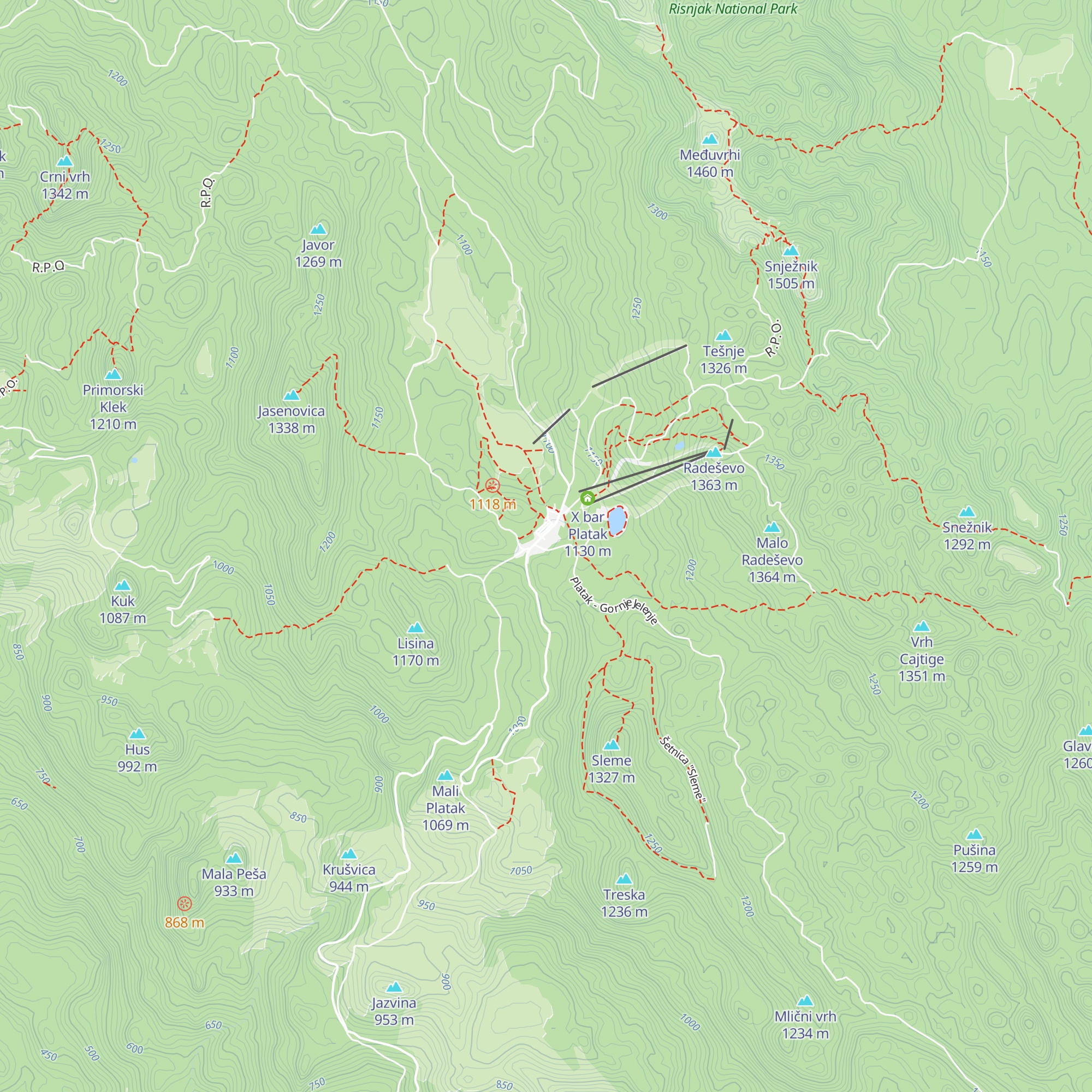 HGSS - Interventna baza Platak map