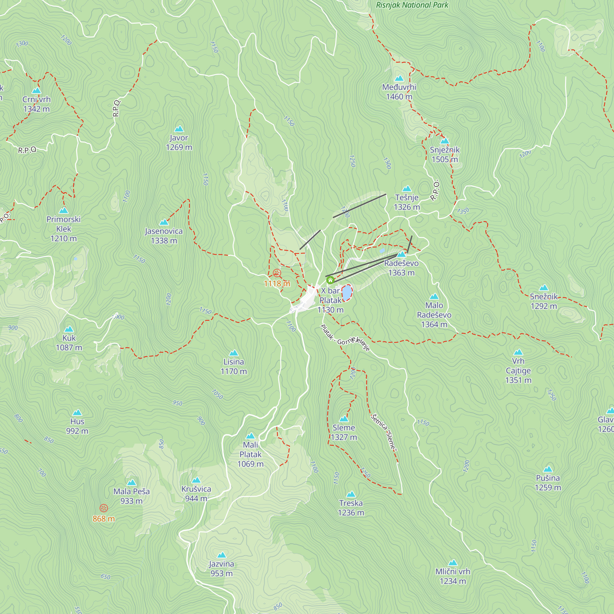 HGSS - Interventna baza Platak map