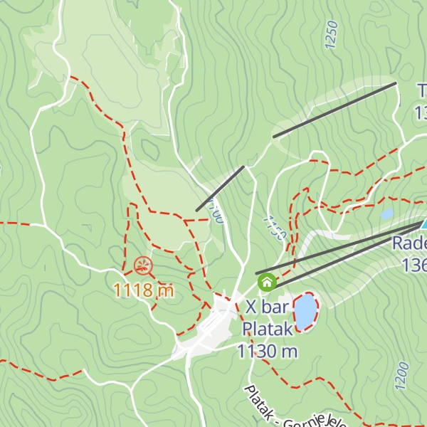 Map of Veliki dom "Platak"