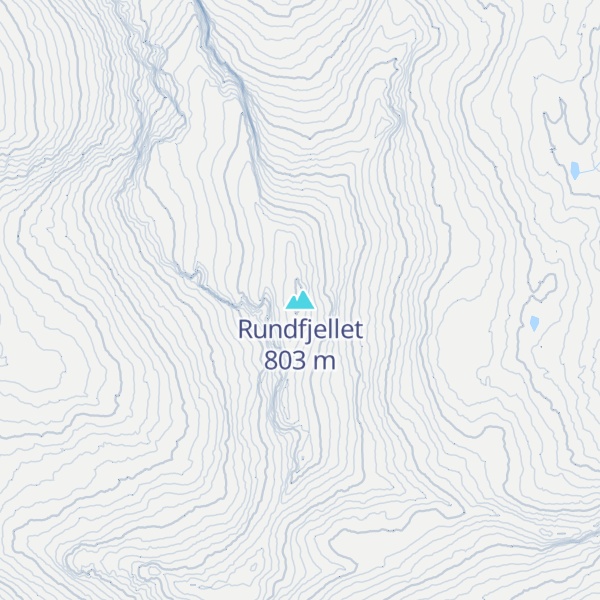 Map of Rundfjellet