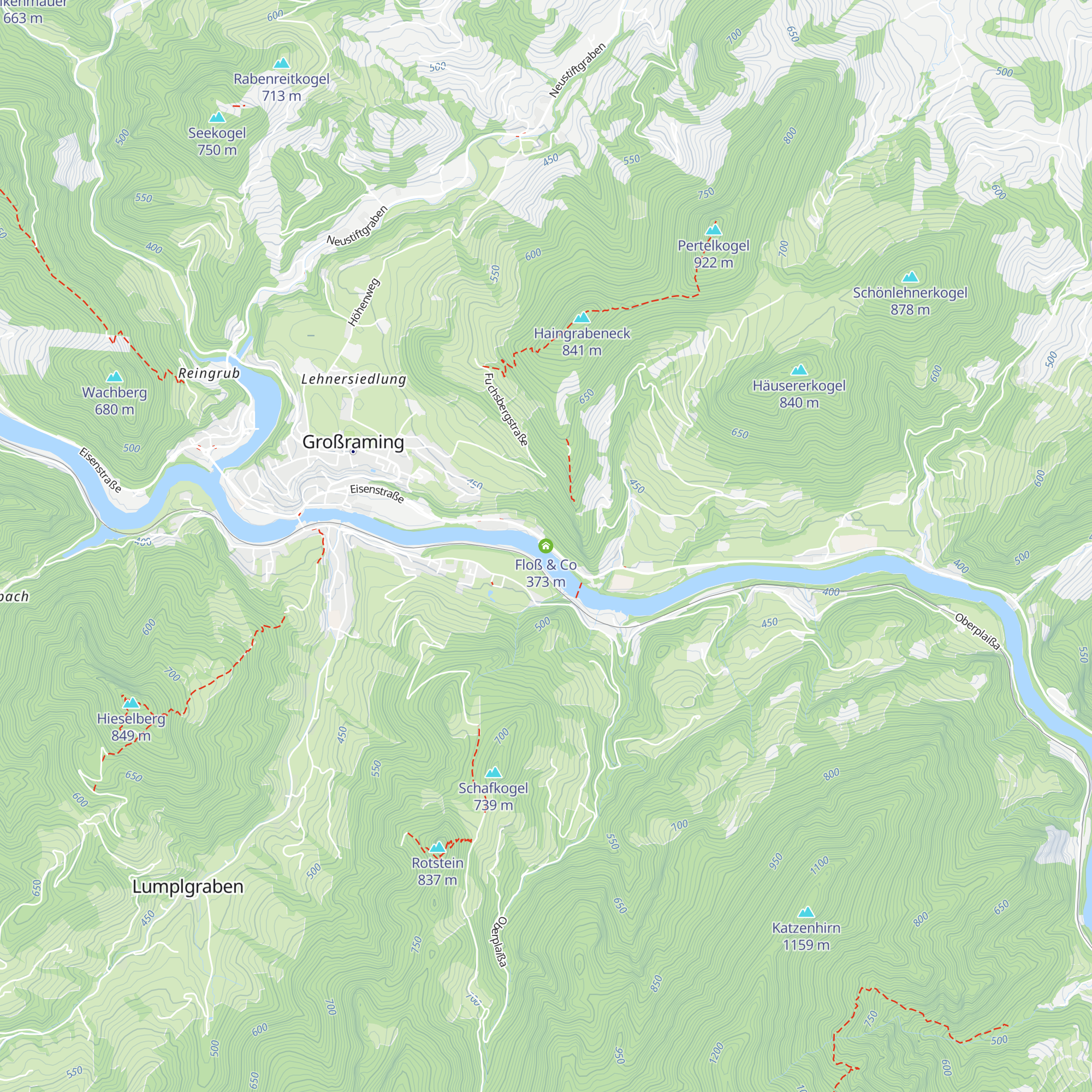 Floß & Co map