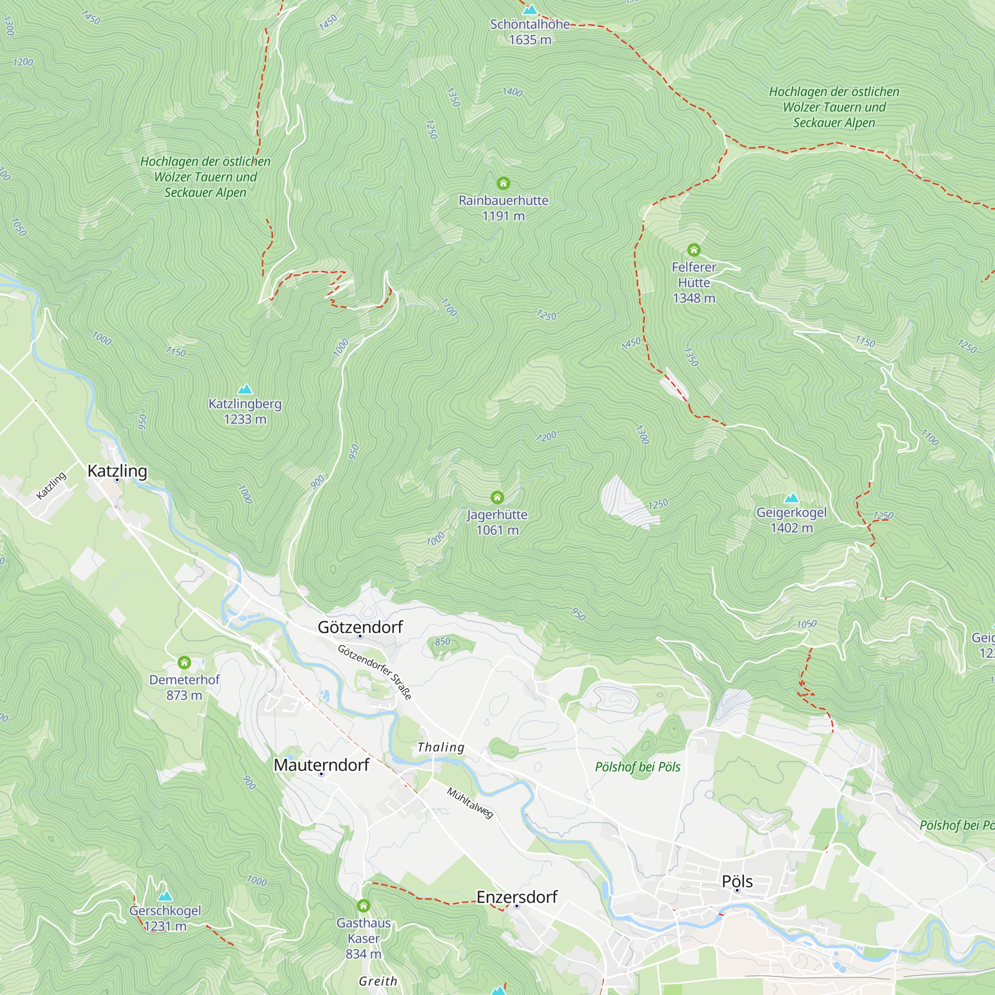 Jagerhütte map