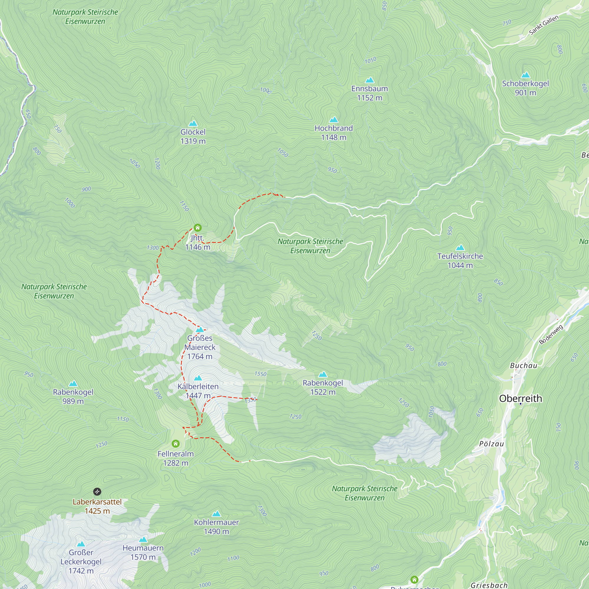 Kohlmannalm map