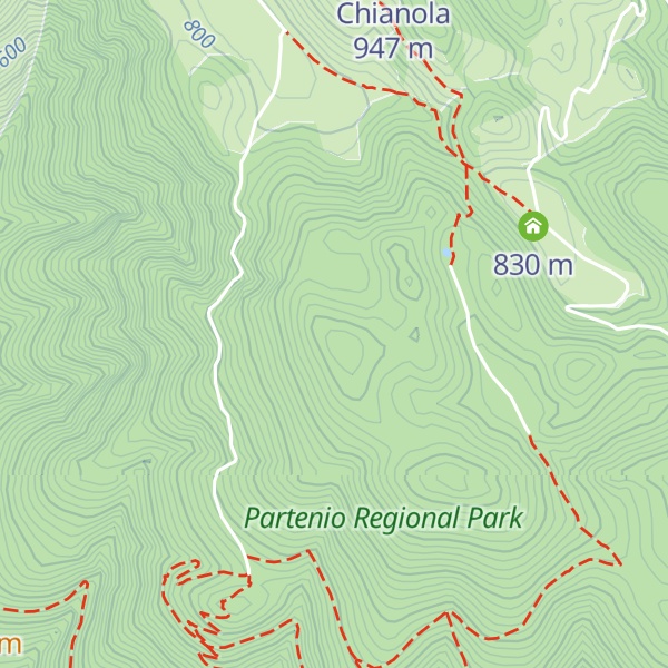 Map of Piano Maggiore