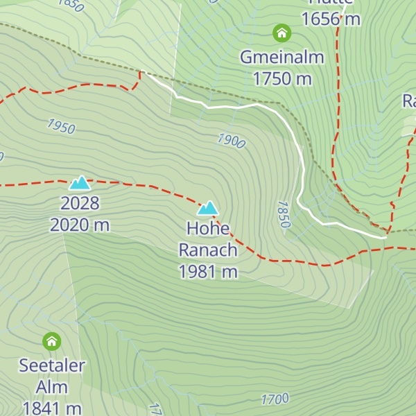 Map of Hohe Ranach