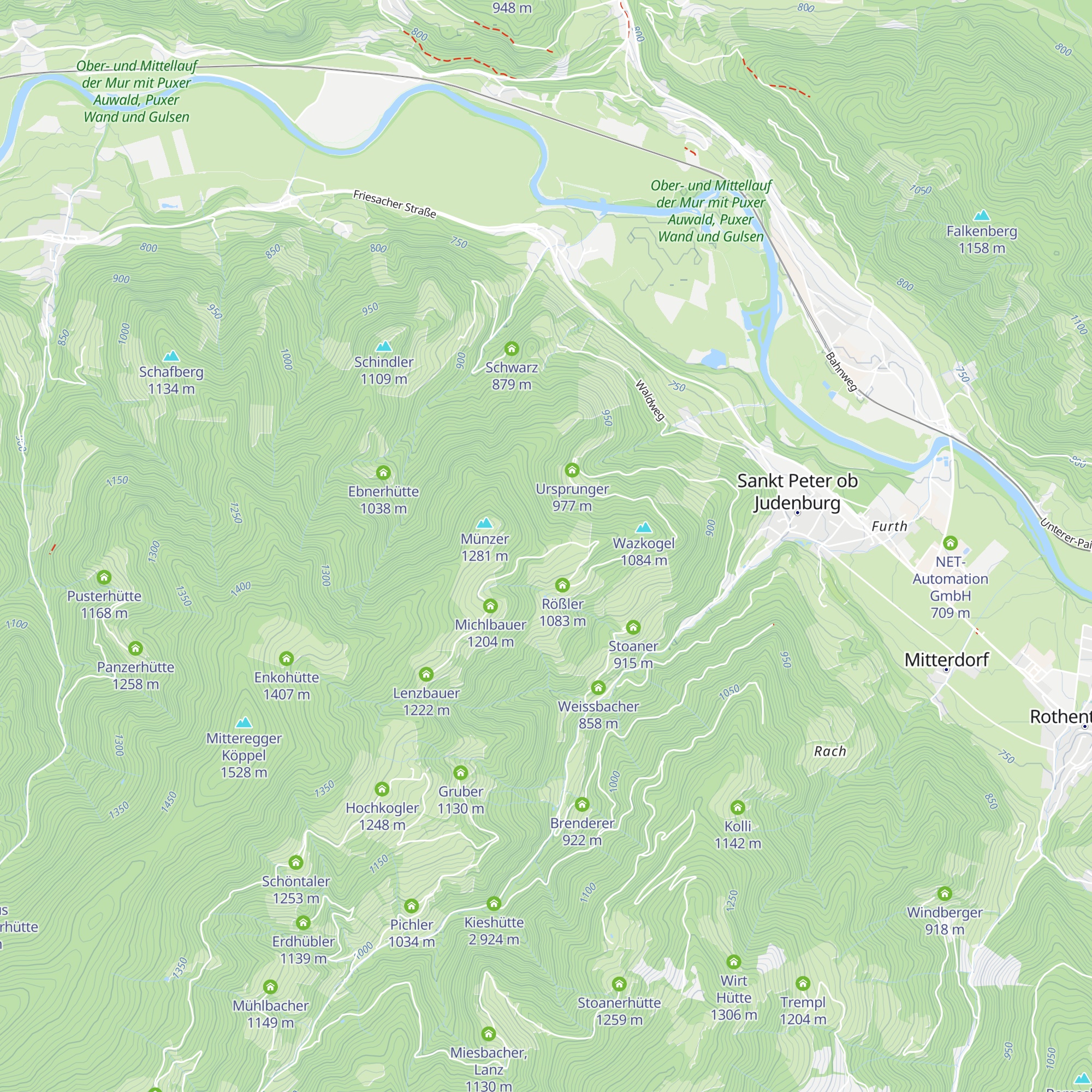 Rößlerhütte map
