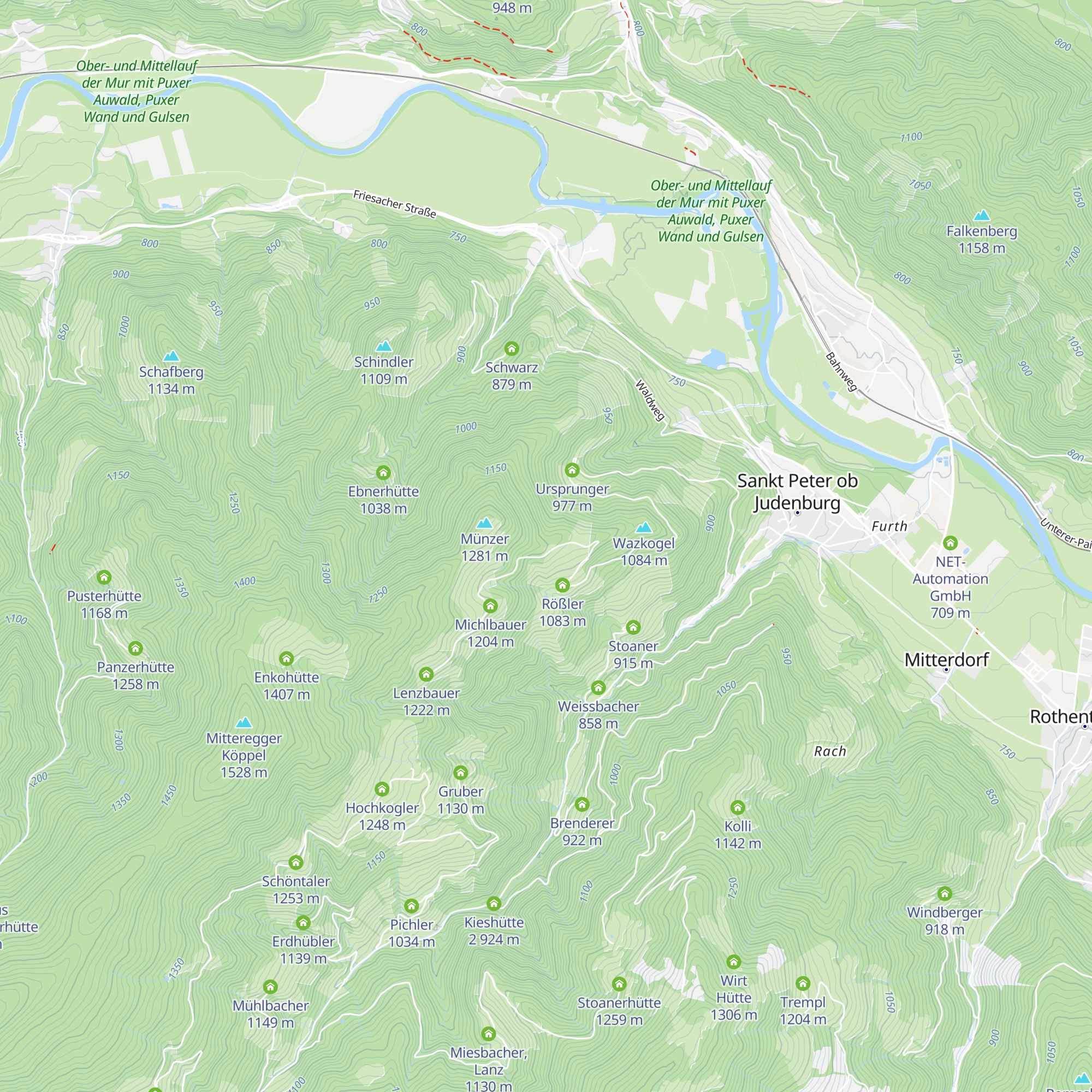 Rößlerhütte map