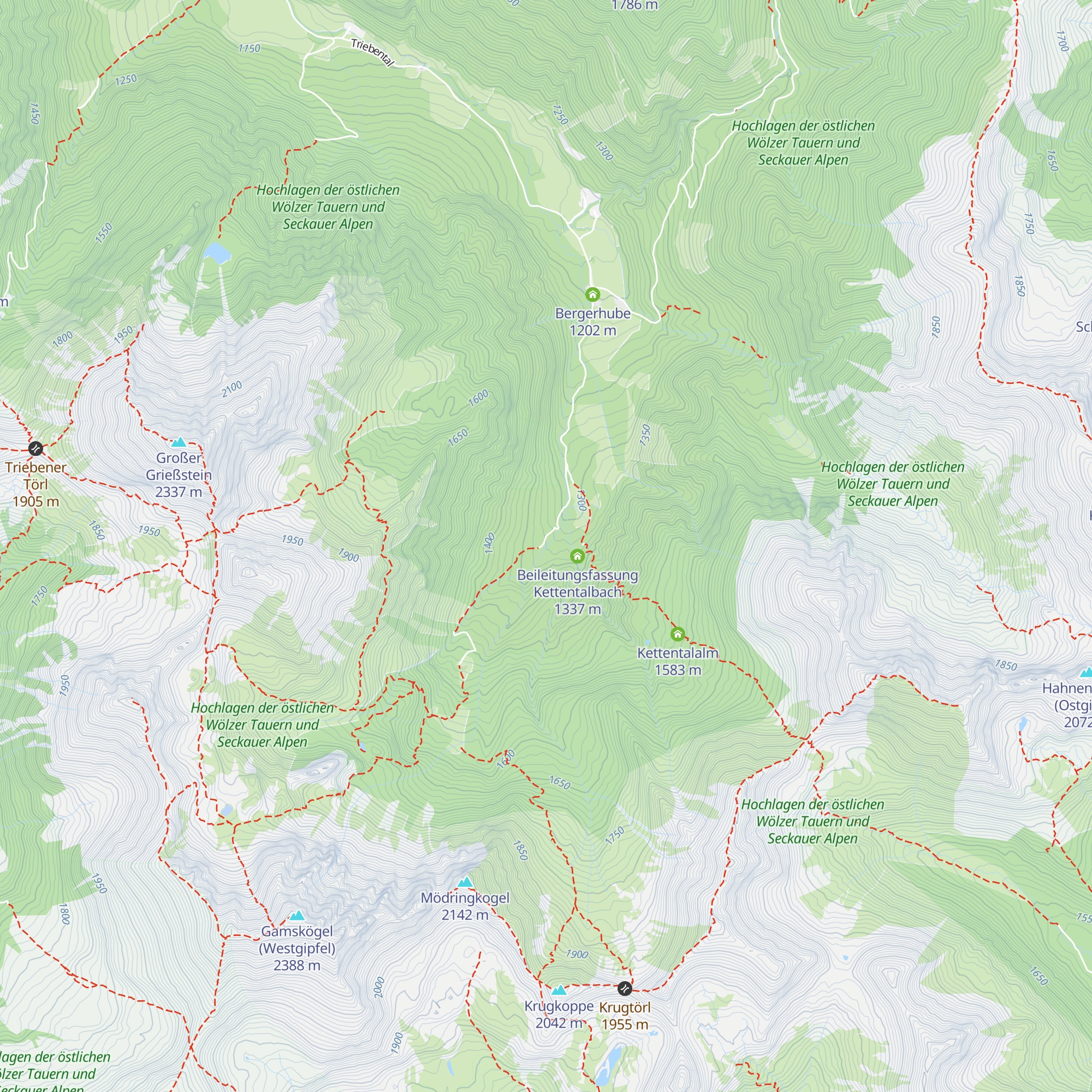Hauptwasserfassung Mödringbach map