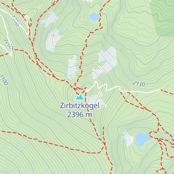Map of Zirbitzkogel Schutzhaus