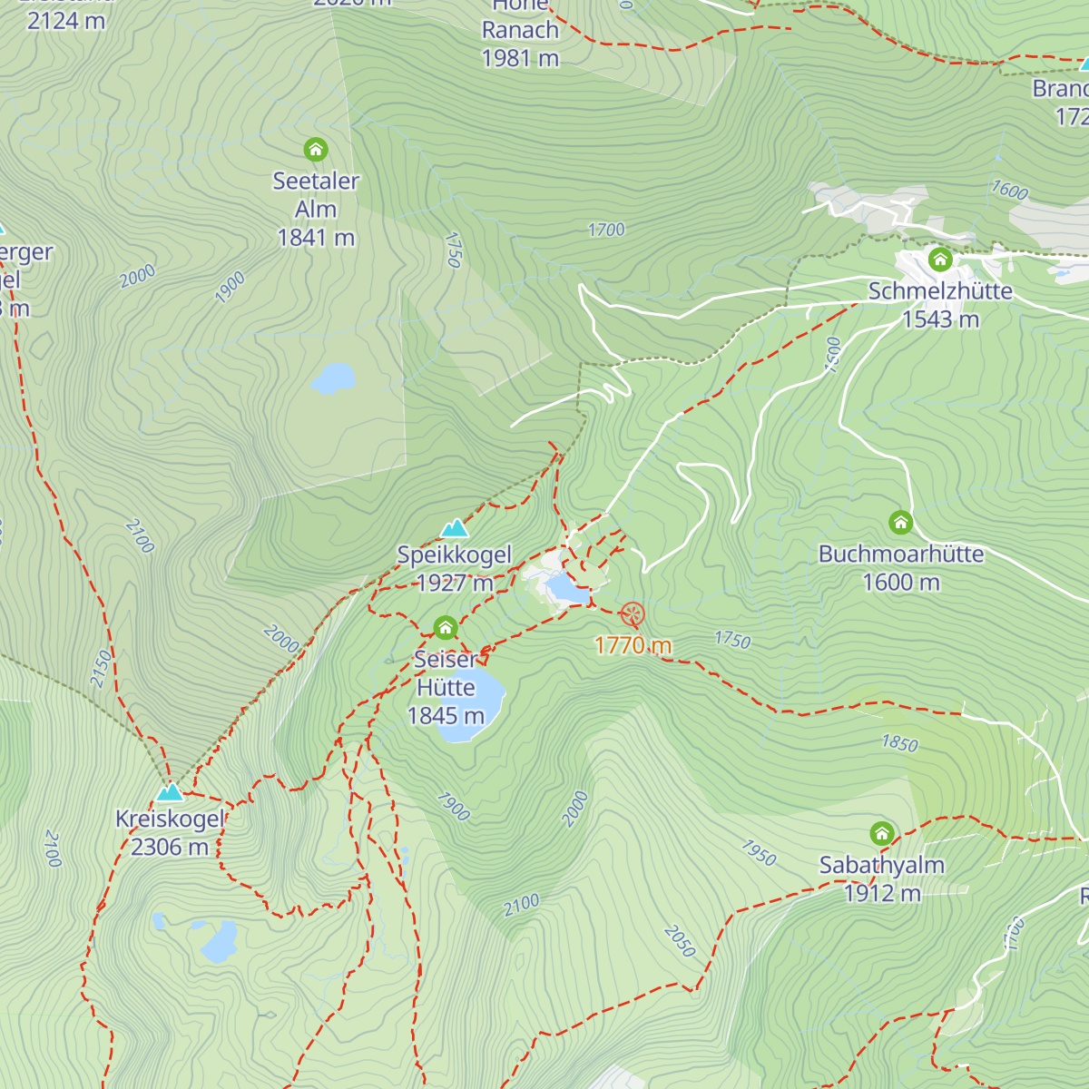 ÖDK-Hütte map