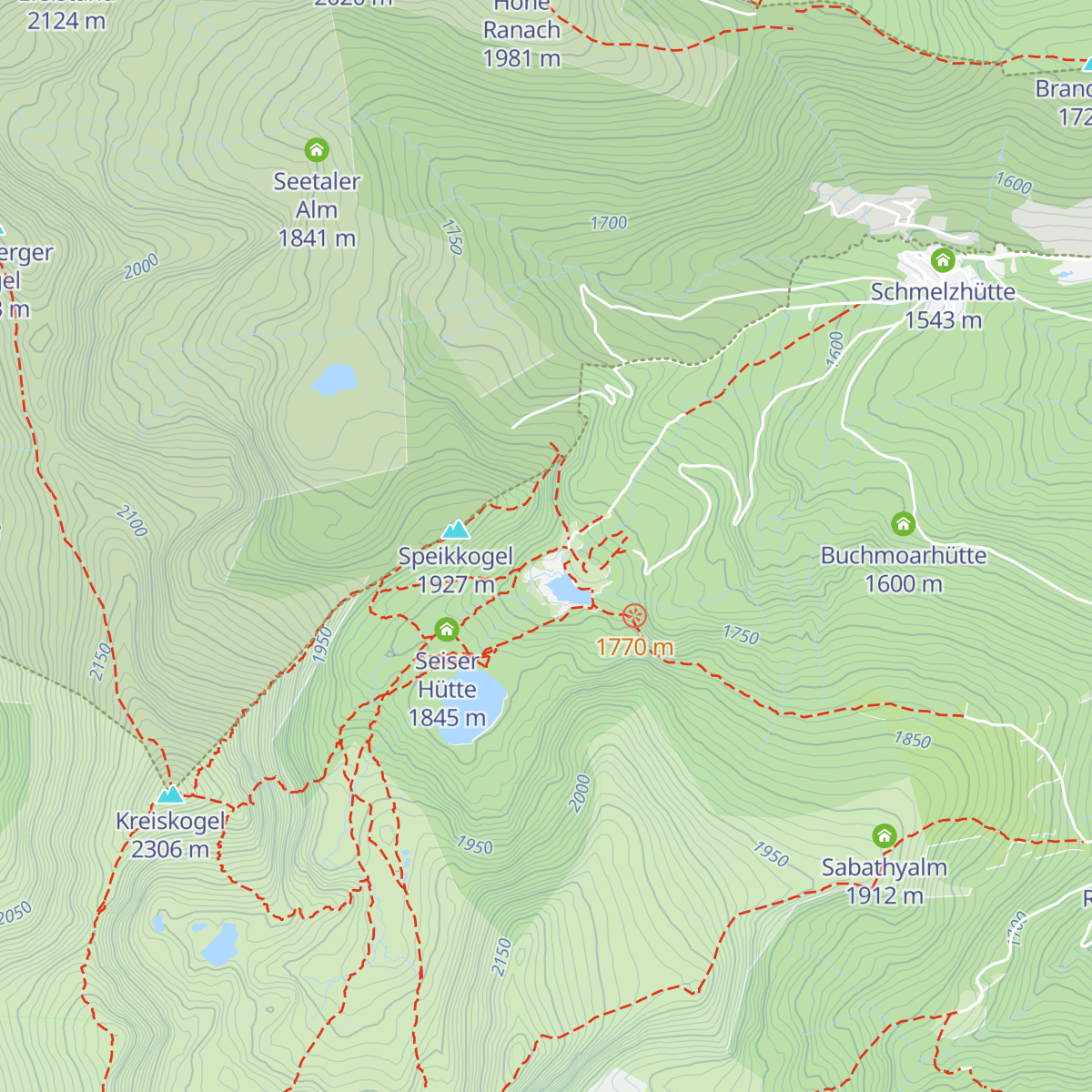 ÖDK-Hütte map