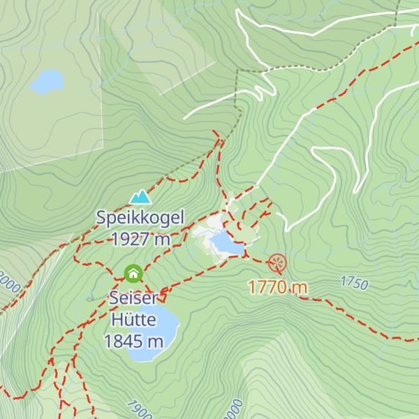 Map of ÖDK-Hütte