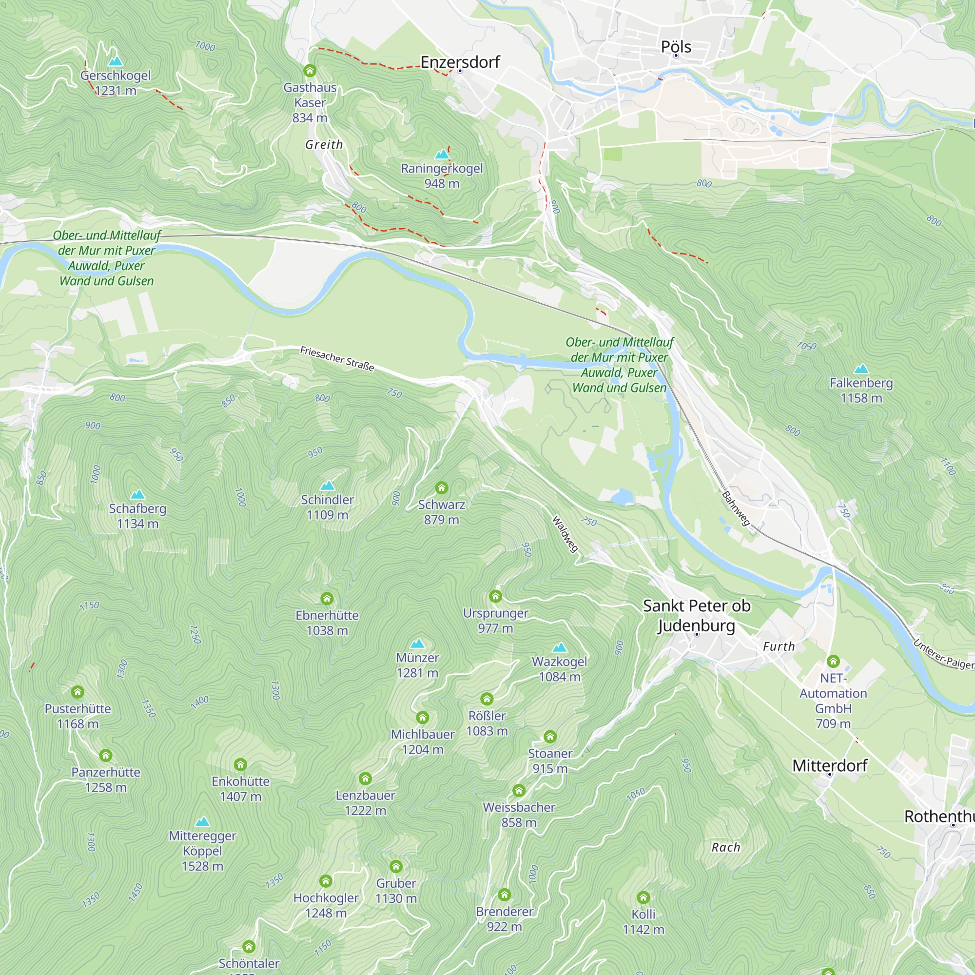 Burgstaller map