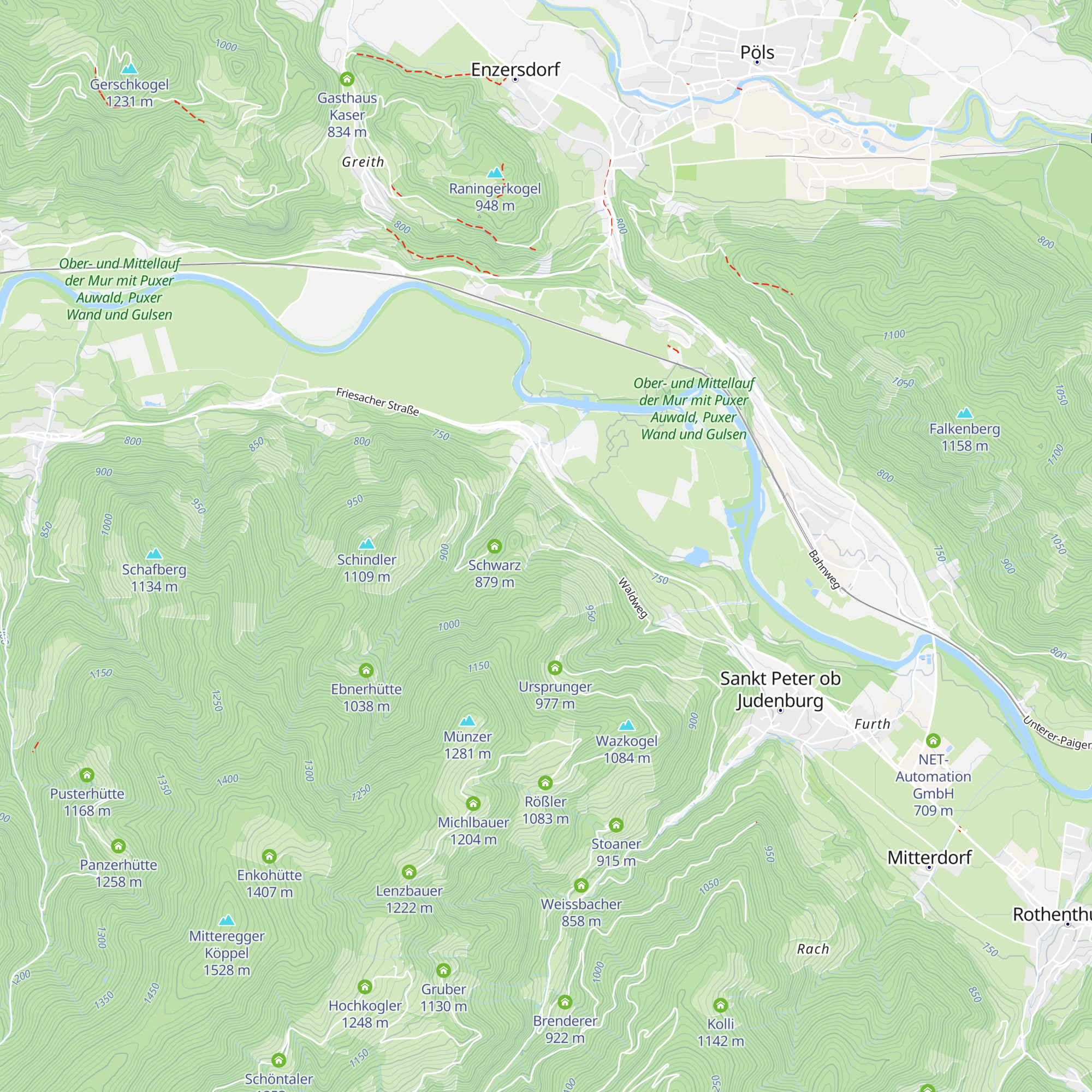 Burgstaller map