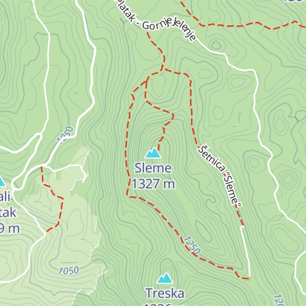 Map of Sleme