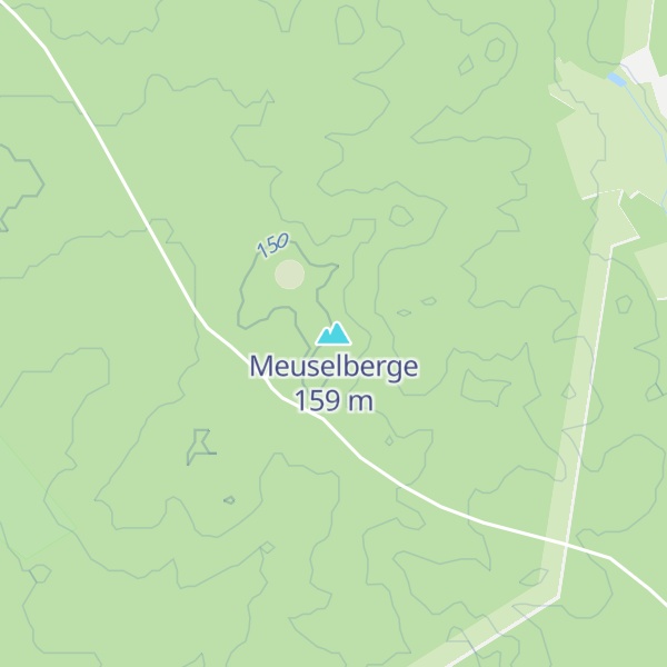 Map of Meuselberge