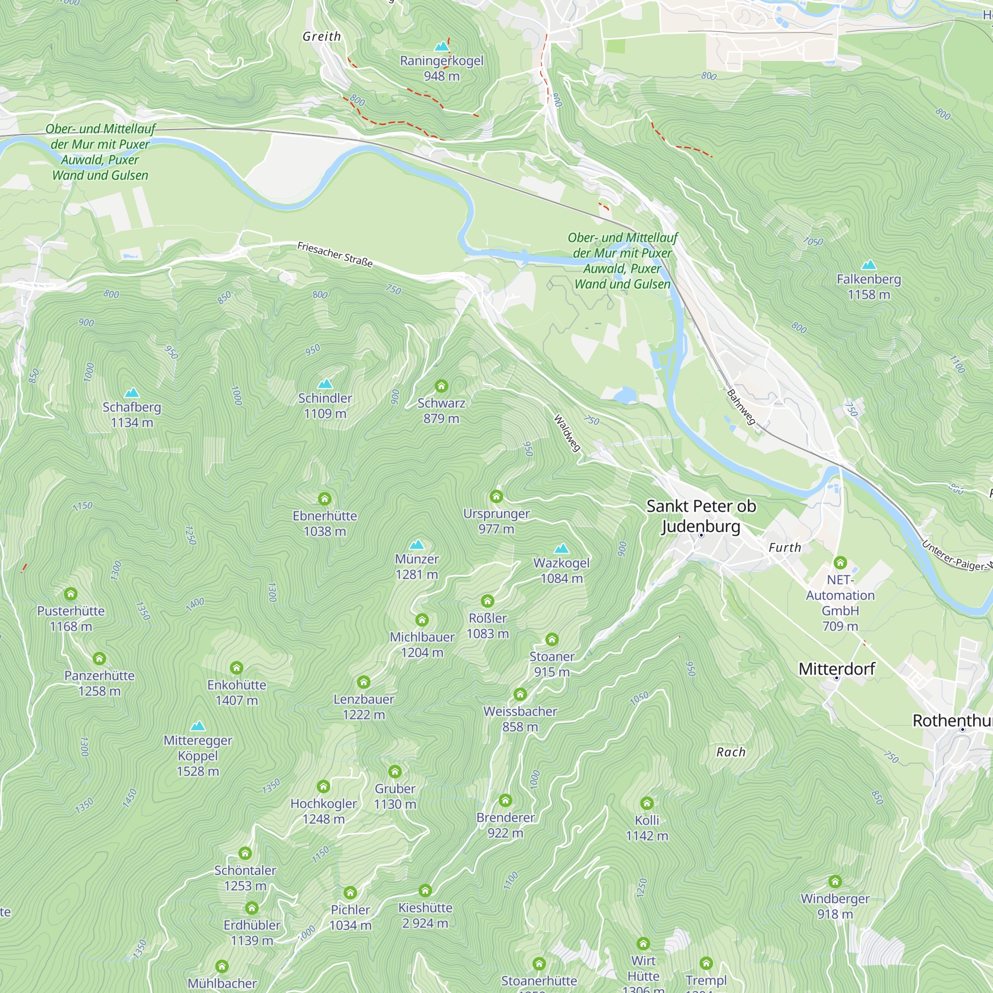 Ursprunger map