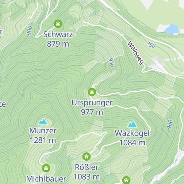 Map of Ursprunger
