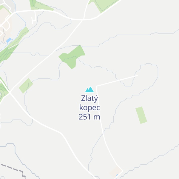 Map of Zlatý kopec