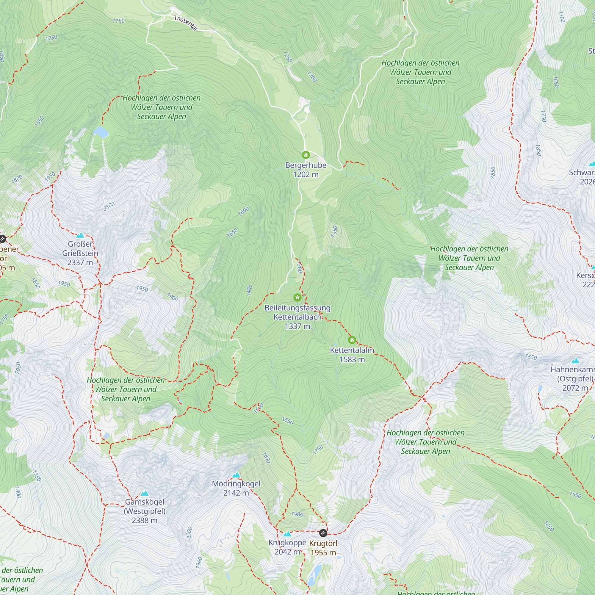 Beileitungsfassung Kettentalbach map