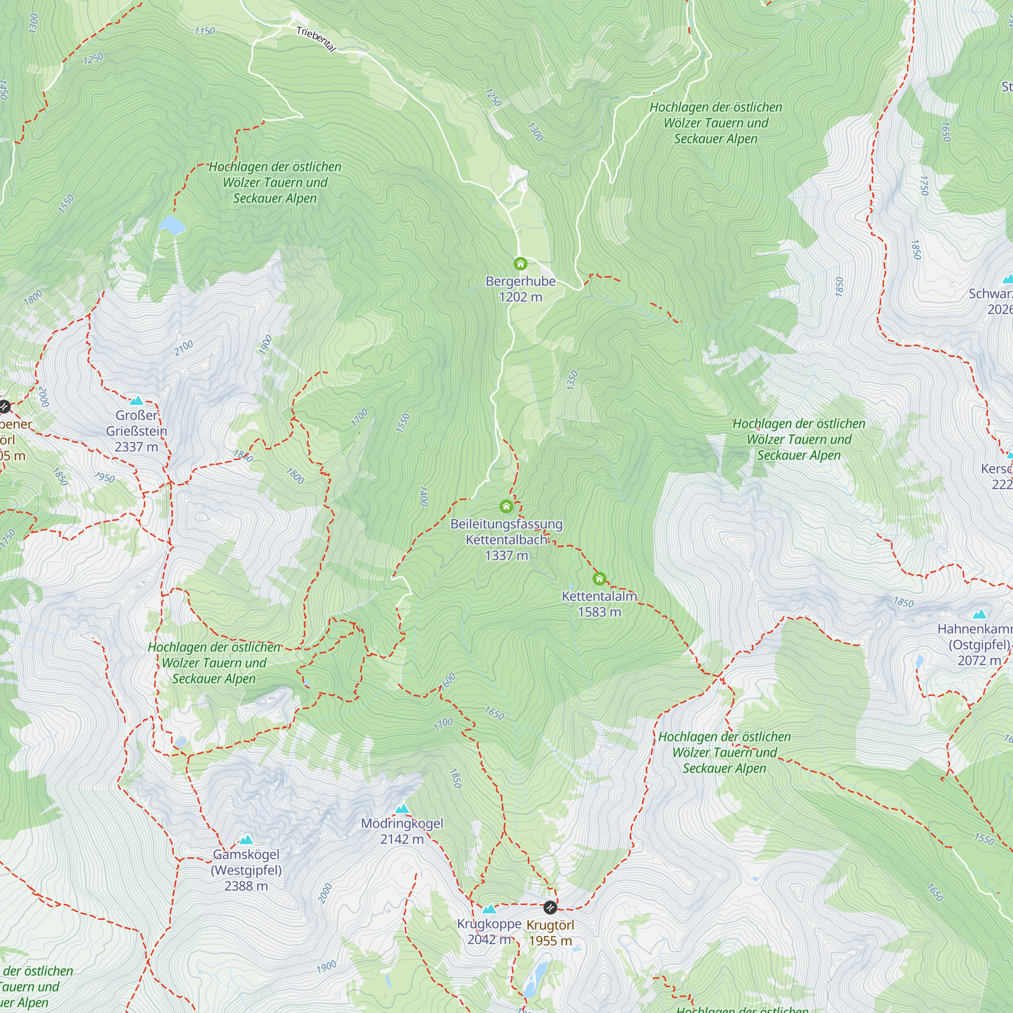 Beileitungsfassung Kettentalbach map