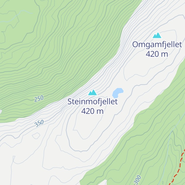 Map of Steinmofjellet