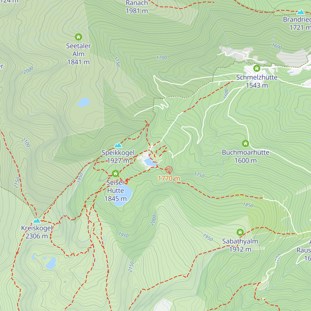 Winterleitenhütte map