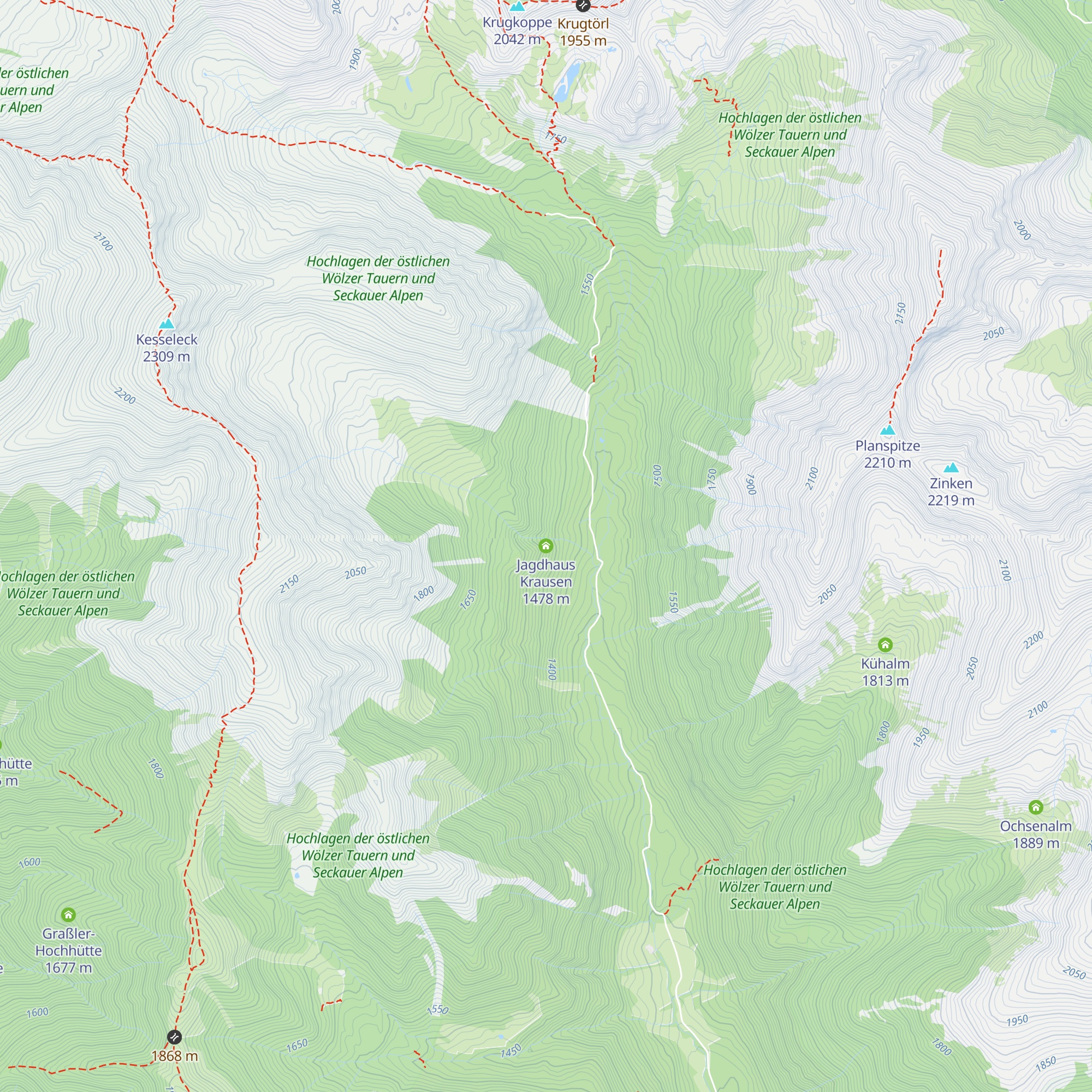 Jagdhaus Krausen map
