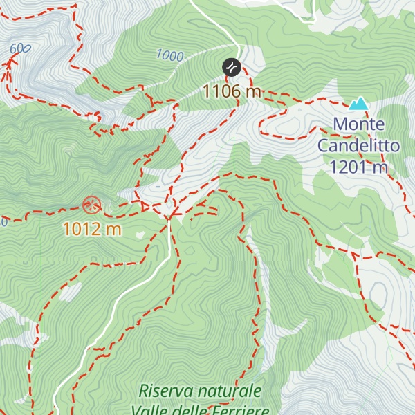 Map of Monte Rotondo