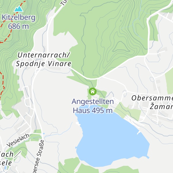 Map of Waldhaus