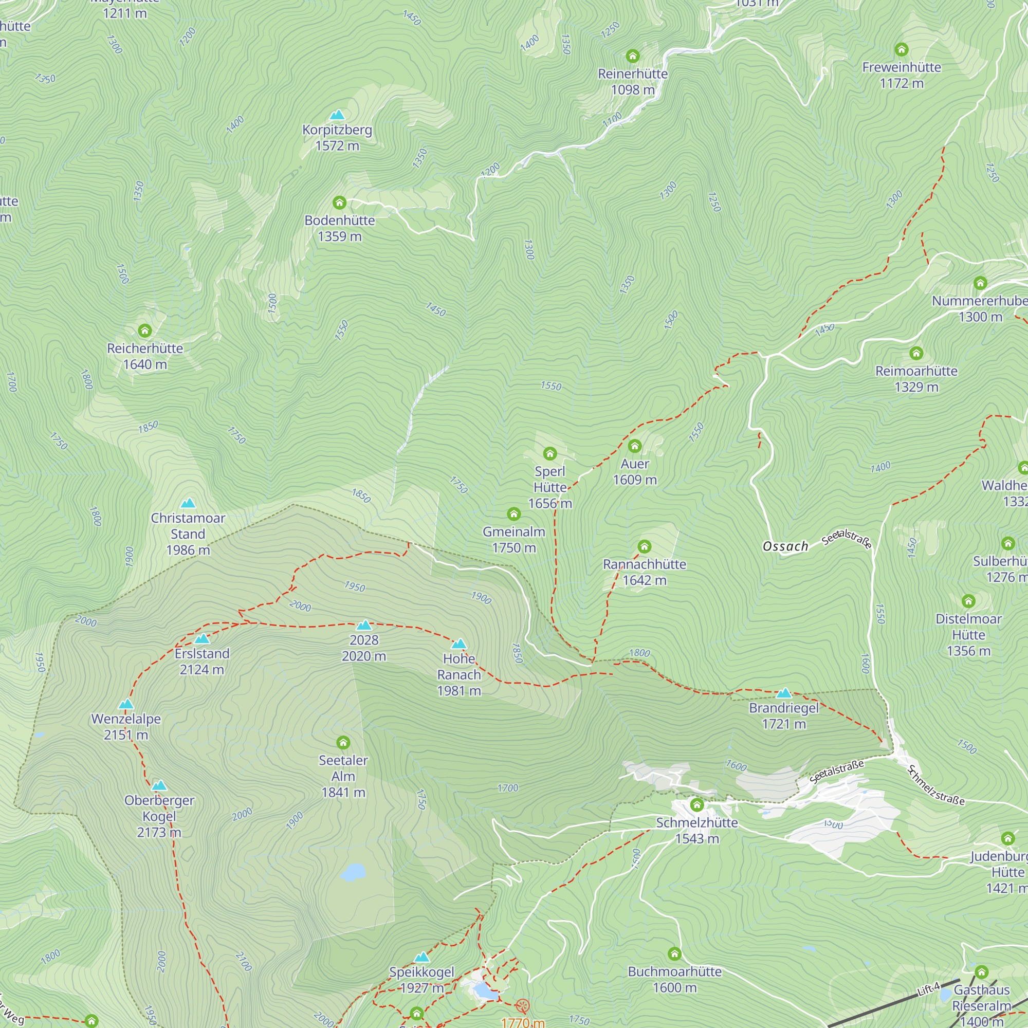 Gmeinalm map