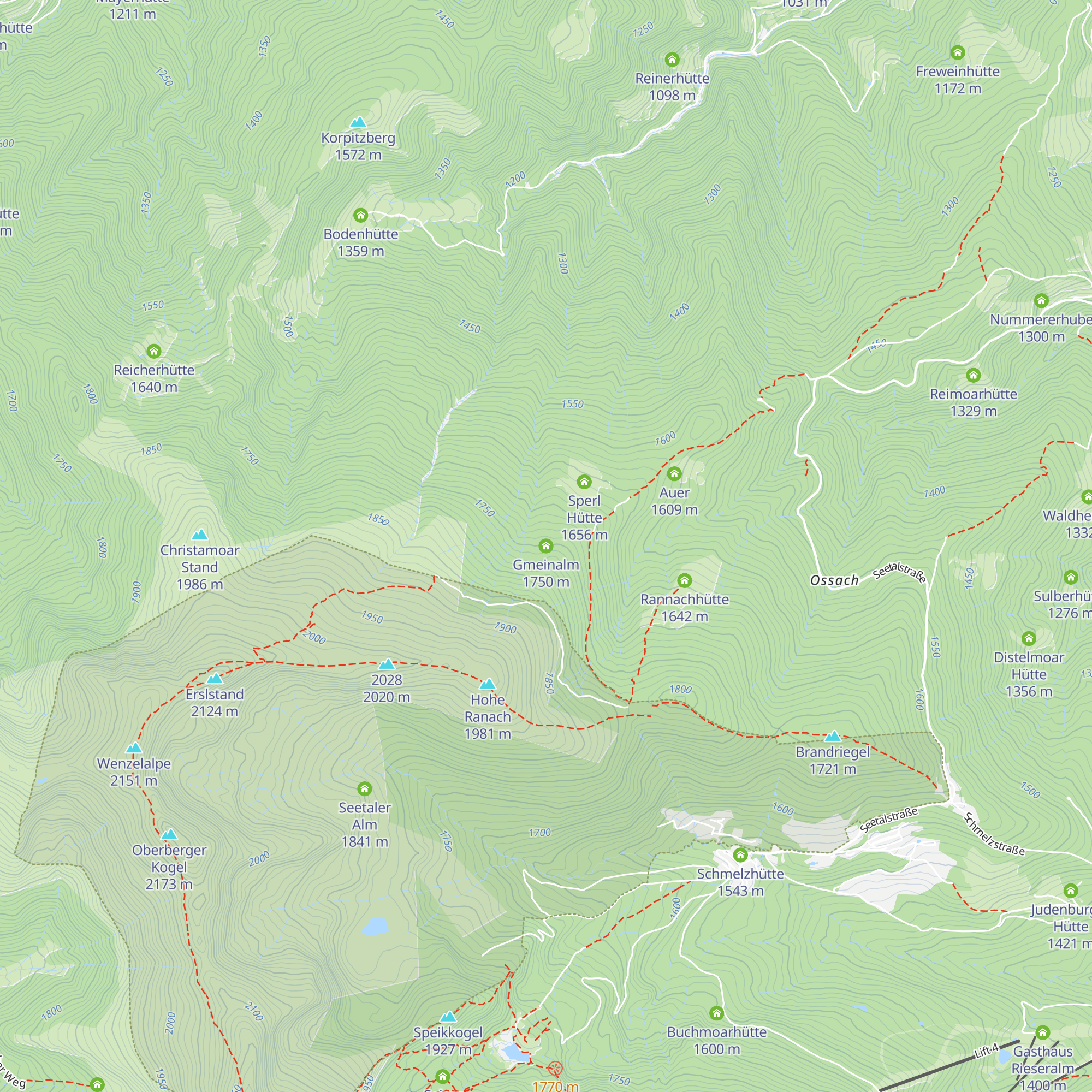 Gmeinalm map