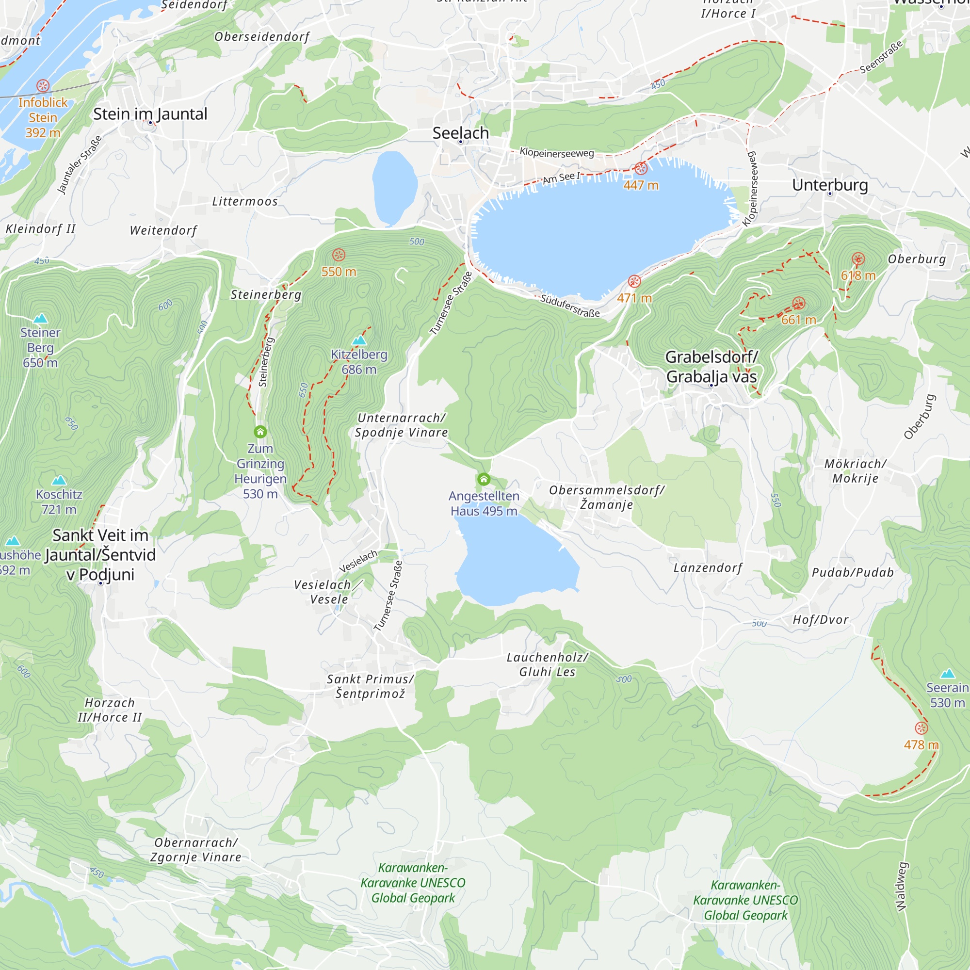 Naturquartier Turnersee map