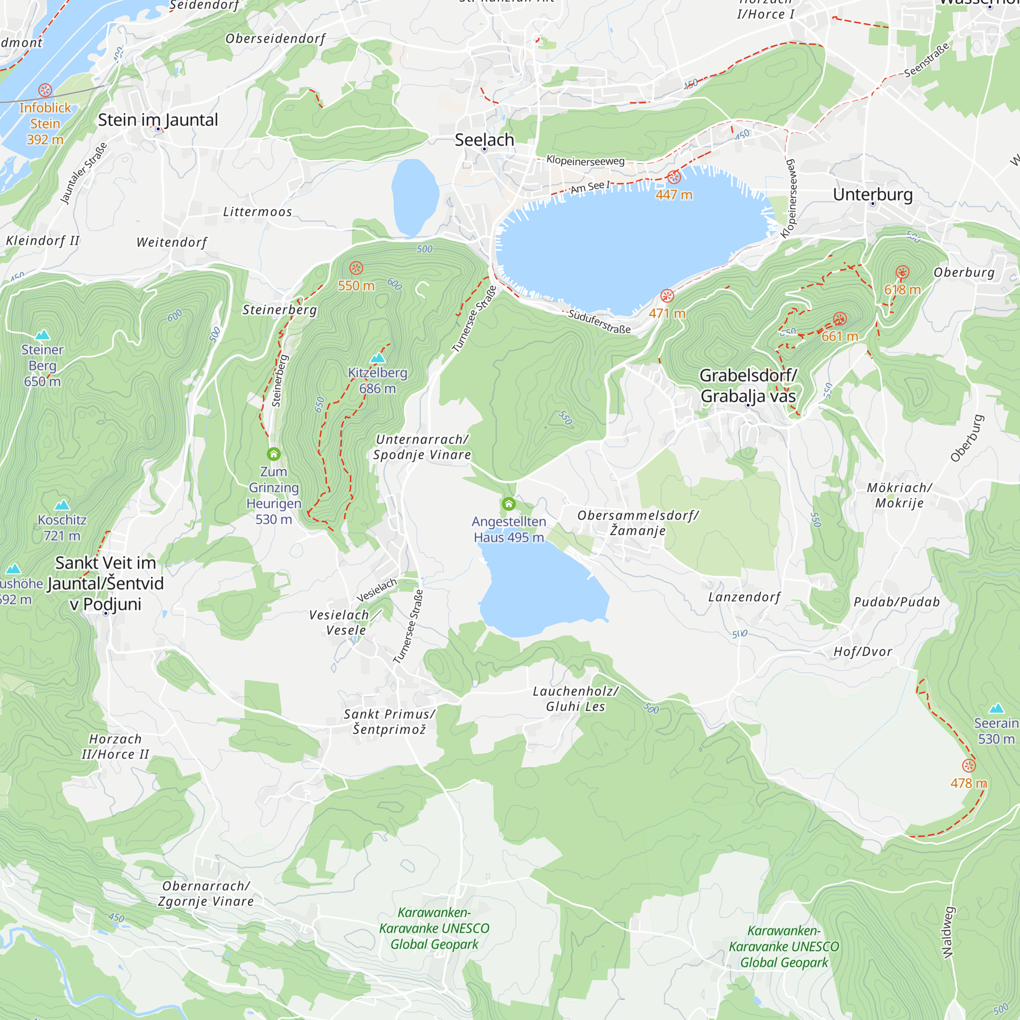Naturquartier Turnersee map