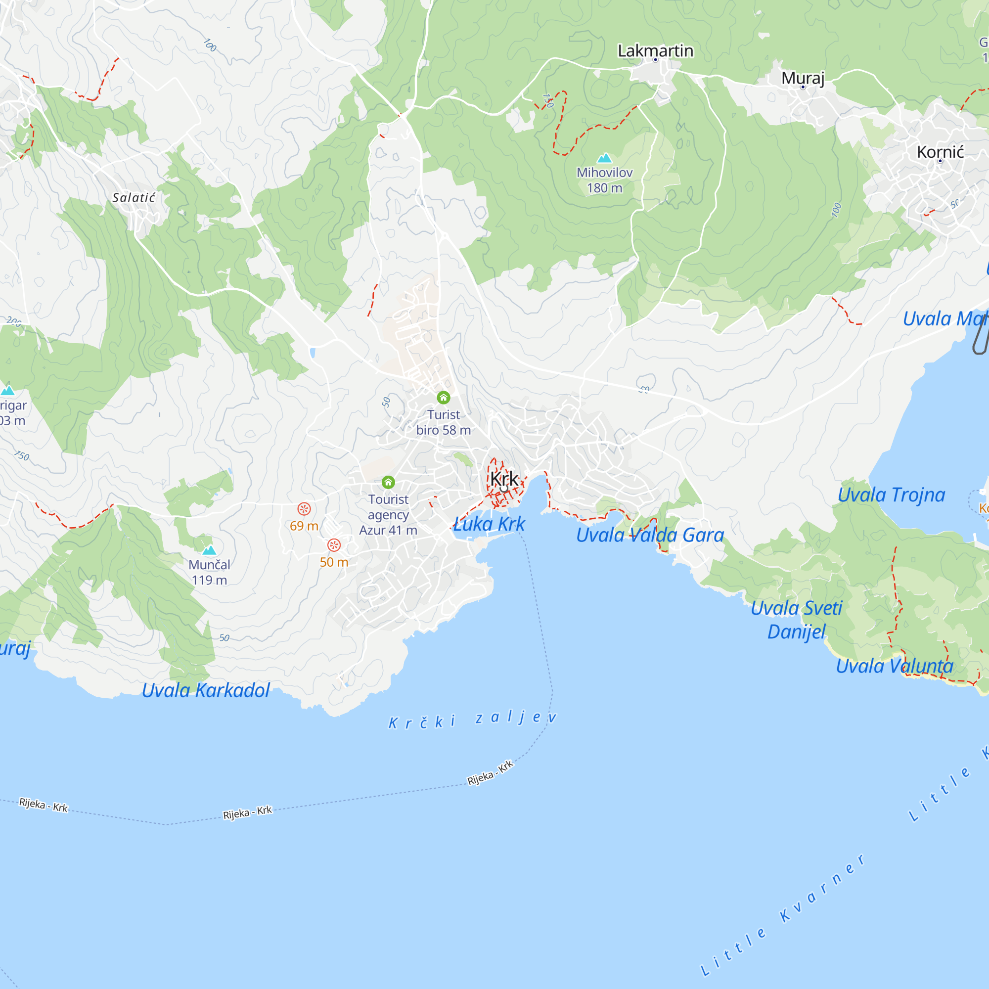 TOURIST INFORMATION CENTER map