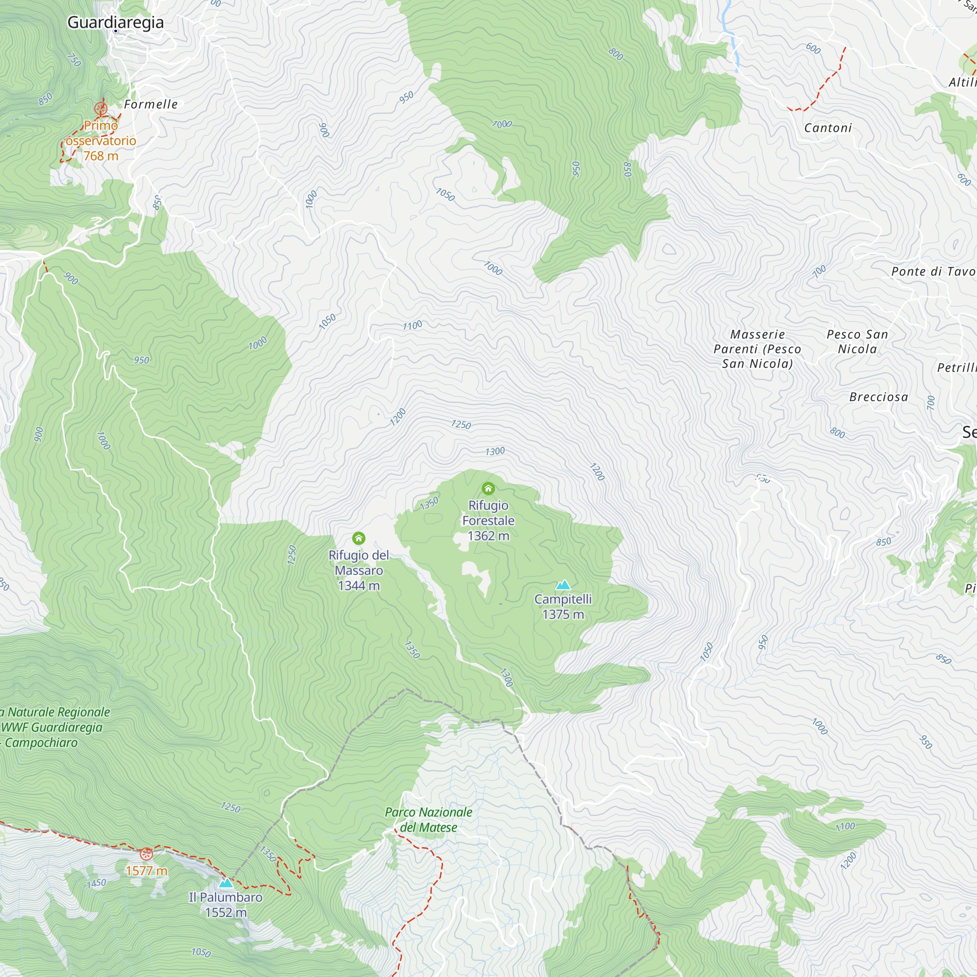 Rifugio Forestale map